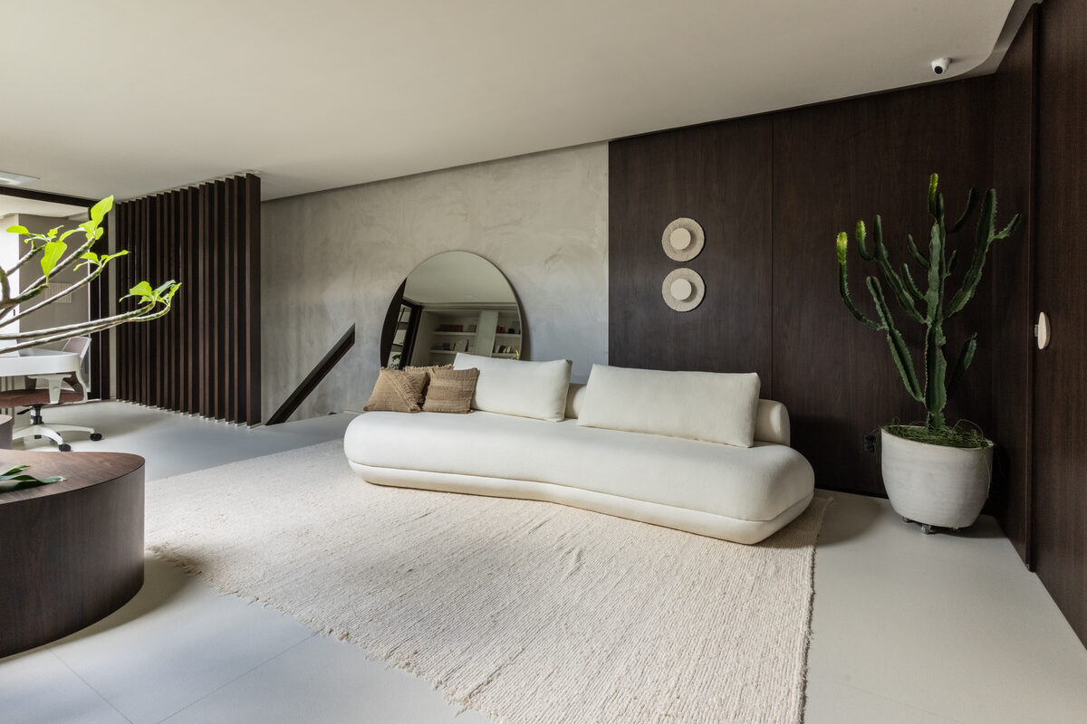 Lounge de espera do escritório de arquitetura Casa Palse